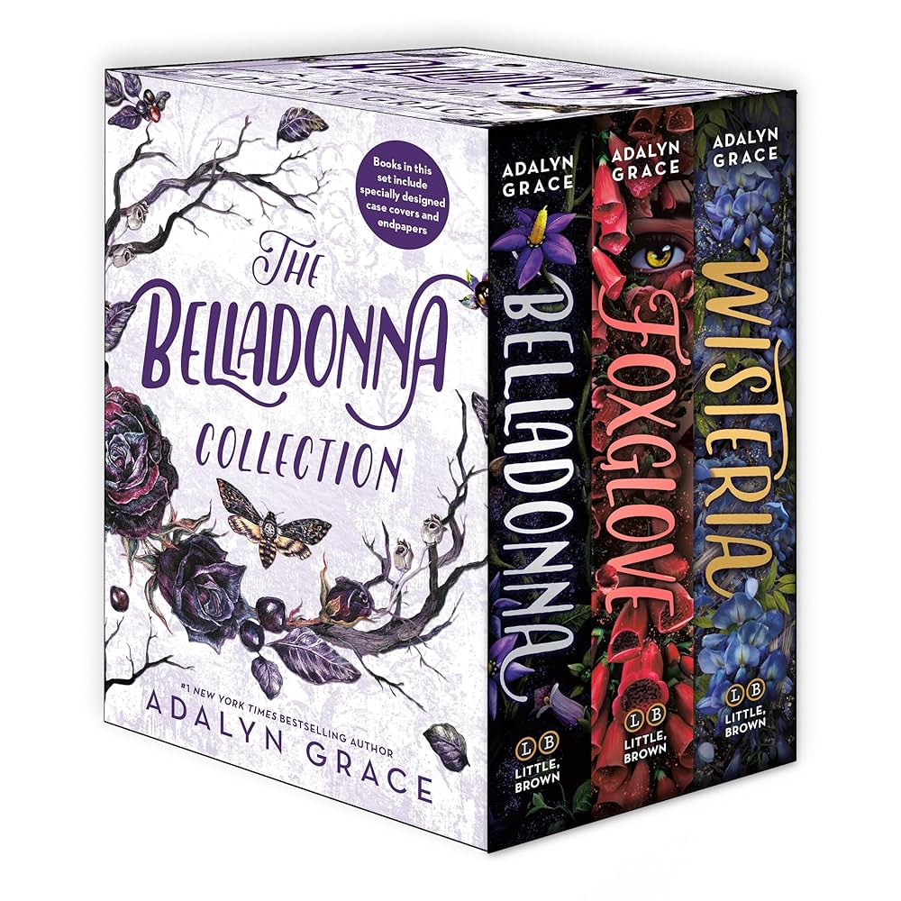 洋書 BELLADONNA series with sprayed edges Belladonna Series Sprayed and Stenciled Edges - Etsy
